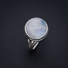 StarGems  Natural Moonstone Handmade 925 Sterling Silver Ring 7 F2711