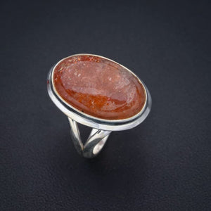 StarGems  Natural Calcite Handmade 925 Sterling Silver Ring 6 F1974