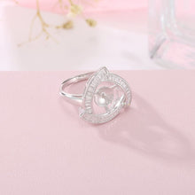 StarGems  Zircon Surrounded Triangle Pearl Adjustable Handmade 925 Sterling Silver Ring C2457