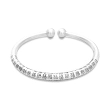 StarGems® Opening Hundreds of 'Fu' Handmade 999 Sterling Silver Bangle Cuff Bracelet For Women Cb0081