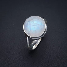 StarGems  Natural Moonstone Handmade 925 Sterling Silver Ring 8.75 F2715