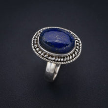 StarGems  Natural Lapis Lazuli Handmade 925 Sterling Silver Ring 7.25 F2025