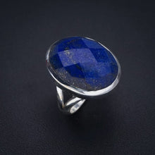 StarGems® Natural Lapis Lazuli Handmade 925 Sterling Silver Ring 5.5 F1814