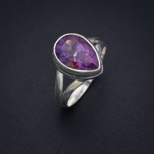 StarGems  Natural Amethyst Handmade 925 Sterling Silver Ring 8.25 F2905