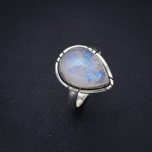 StarGems® Natural Moonstone Handmade 925 Sterling Silver Ring 6 F2578