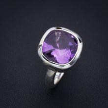 StarGems  Natural Amethyst Handmade 925 Sterling Silver Ring 6.25 F2840