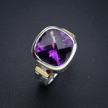 StarGems  Natural Amethyst Handmade 925 Sterling Silver Ring 6.5 E9220