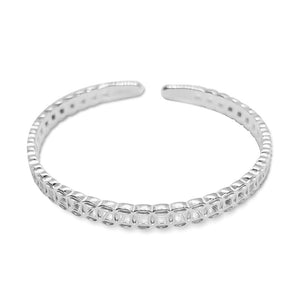 StarGems® Opening Multi Coins Handmade 999 Sterling Silver Bangle Cuff Bracelet For Women Cb0058