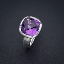 StarGems  Natural Amethyst Handmade 925 Sterling Silver Ring 7.25 F2915