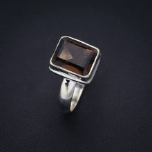 StarGems® Natural Smoky Quartz Handmade 925 Sterling Silver Ring 8.75 F1932