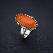 StarGems  Natural Calcite Handmade 925 Sterling Silver Ring 8 F2108