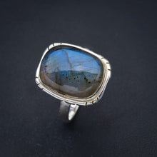 StarGems  Natural Labradorite Handmade 925 Sterling Silver Ring 8.75 F2633