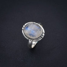 StarGems® Natural Moonstone Handmade 925 Sterling Silver Ring 5.5 F2553