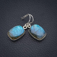 StarGems® Natural Labradorite Handmade 925 Sterling Silver Earrings 1.25" F5776