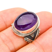 StarGems  Natural Amethyst Handmade 925 Sterling Silver Ring 6.75 E9230