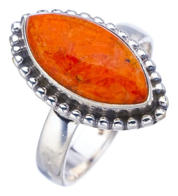 StarGems  Natural Calcite Handmade 925 Sterling Silver Ring 6.75 F3134