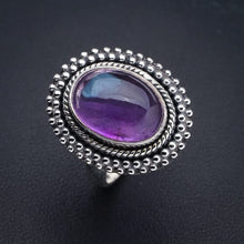 StarGems  Natural Amethyst Handmade 925 Sterling Silver Ring 6.75 E9290