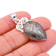 StarGems  Natural Apache Parmyorite Handmade 925 Sterling Silver Pendant 1.5" F3615