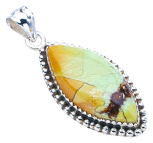 StarGems® Natural Australian Variscite Handmade 925 Sterling Silver Pendant 1.75" F4390