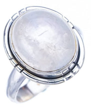 StarGems  Natural Moonstone Handmade 925 Sterling Silver Ring 5 F2739