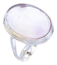 StarGems® Natural Quartz Handmade 925 Sterling Silver Ring 6.75 F1787