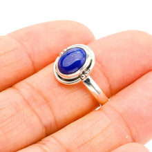 StarGems  Natural Lapis Lazuli Handmade 925 Sterling Silver Ring 8 F0021