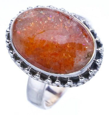 StarGems  Natural Calcite Handmade 925 Sterling Silver Ring 6 F0582