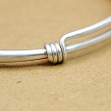 StarGems® Adjustable Carved Bamboo-shaped Handmade 925 Sterling Silver Bangle Bracelet For Women Cb0287