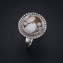 StarGems® Natural Penut Wood Jasper Handmade 925 Sterling Silver Ring 9.75 F1990