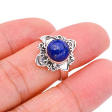 StarGems  Natural Lapis Lazuli Star Handmade 925 Sterling Silver Ring 7.25 F1804