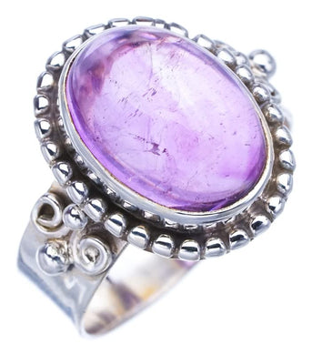 StarGems® Natural Amethyst Handmade 925 Sterling Silver Ring 8.5 F2852