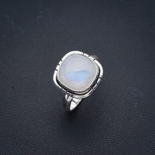 StarGems® Natural Moonstone Handmade 925 Sterling Silver Ring 4.75 F0748