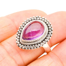 StarGems  Natural Amethyst Handmade 925 Sterling Silver Ring 8 E9255