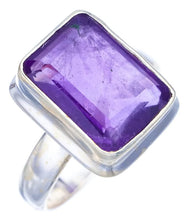 StarGems  Natural Amethyst Handmade 925 Sterling Silver Ring 8.25 F2869