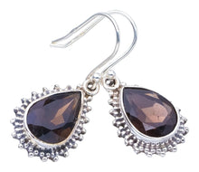 StarGems® Natural Smoky Quartz Handmade 925 Sterling Silver Earrings 1.25" F5746