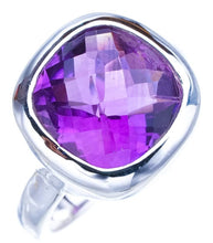 StarGems® Natural Amethyst Handmade 925 Sterling Silver Ring 5.25 F2837