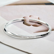 StarGems® Opening Mobius Carved Letter Handmade 999 Sterling Silver Bangle Cuff Bracelet For Women Cb0003