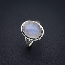 StarGems  Natural Moonstone Handmade 925 Sterling Silver Ring 6 F2723