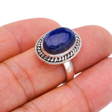 StarGems  Natural Lapis Lazuli Handmade 925 Sterling Silver Ring 7.25 F2025