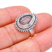 StarGems® Natural Rutilated Quartz Handmade 925 Sterling Silver Ring 7 F2488