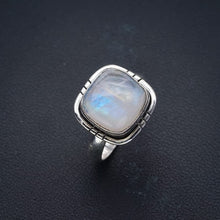 StarGems  Natural Moonstone Handmade 925 Sterling Silver Ring 4.75 F0647