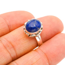 StarGems® Natural Lapis Lazuli Handmade 925 Sterling Silver Ring 6.5 F0017