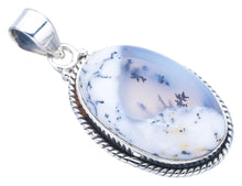 StarGems® Natural Dendritic Opal Handmade 925 Sterling Silver Pendant 1.5" F3811