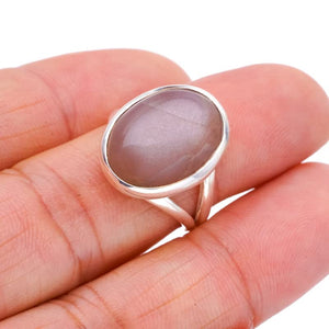 StarGems  Natural Cats Eye Handmade 925 Sterling Silver Ring 7 F1245