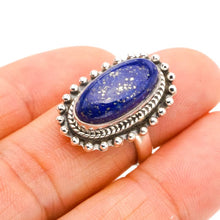 StarGems® Natural Lapis Lazuli Handmade 925 Sterling Silver Ring 6.25 F0022