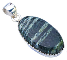 StarGems  Natural Seraphinite Handmade 925 Sterling Silver Pendant 1.5" F4678