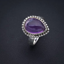 StarGems  Natural Amethyst Handmade 925 Sterling Silver Ring 6.75 F2885