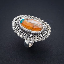 StarGems® Natural Copper Chalcedony Handmade 925 Sterling Silver Ring 6.75 F1188