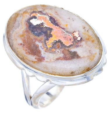 StarGems® Natural Jasper Handmade 925 Sterling Silver Ring 7.75 F0968