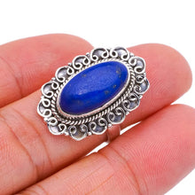 StarGems  Natural Lapis Lazuli Handmade 925 Sterling Silver Ring 6.75 F1803